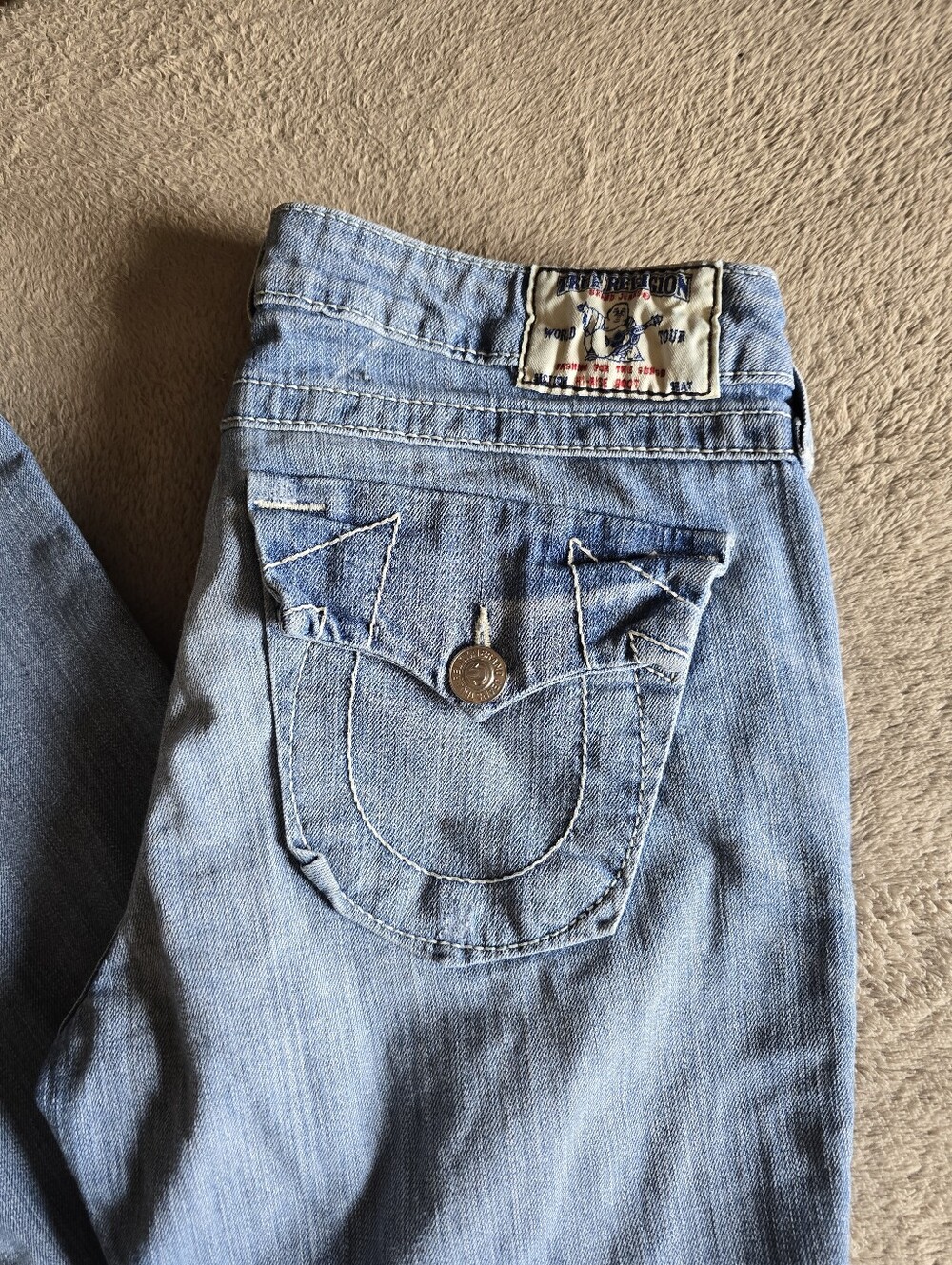 True Religion Hi-Rise Boot Jeans Size 30 - Picture 3 of 13